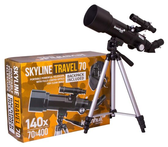 Телескоп Levenhuk Skyline Travel 70, фото , изображение 2