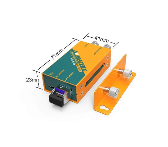 Волоконно-оптический удлинитель AVMATRIX FE1121 3G-SDI 20км, фото , изображение 5