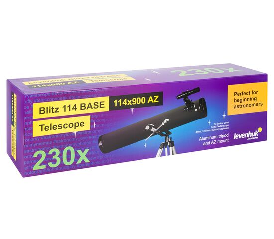 Телескоп Levenhuk Blitz 114 BASE, фото , изображение 12