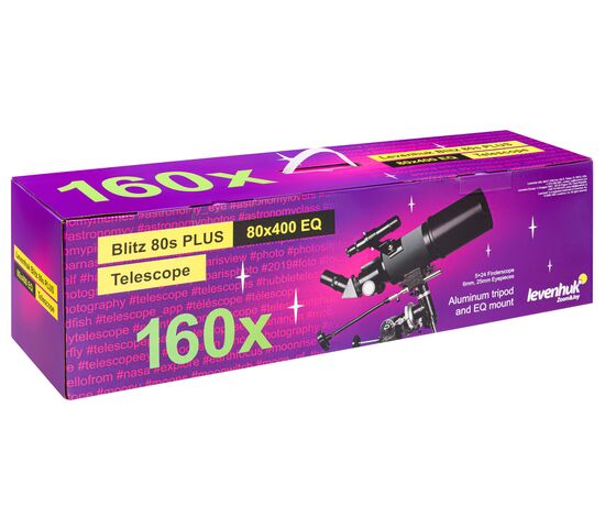 Телескоп Levenhuk Blitz 80s PLUS, фото , изображение 12