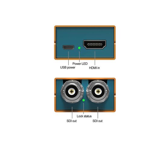 Конвертер AVMATRIX Mini SC1221 преобразования HDMI в 3G-SDI, фото , изображение 4