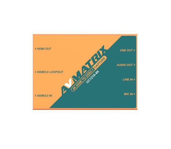 Устройство видеозахвата AVMATRIX UC1218-4K HDMI USB, фото 