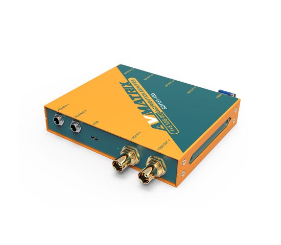 Усилитель-распределитель AVMATRIX SD1151 12G-SDI 1×5 с восстановлением тактовой частоты, фото , изображение 4