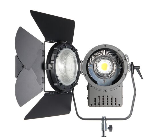Осветитель студийный GreenBean Fresnel 300 LED X3 DMX, фото , изображение 2