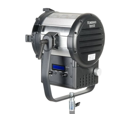 Осветитель студийный GreenBean Fresnel 200 RGB X3 DMX, фото , изображение 5