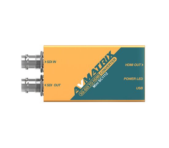 Конвертер AVMATRIX Mini SC1112 преобразования 3G-SDI в HDMI, фото , изображение 3