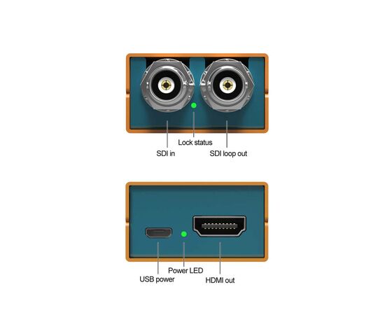Конвертер AVMATRIX Mini SC1112 преобразования 3G-SDI в HDMI, фото , изображение 4