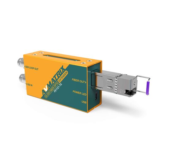 Волоконно-оптический удлинитель AVMATRIX FE1121 3G-SDI 20км, фото , изображение 2