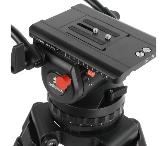 Видеоштатив GreenBean VideoMaster 435С PRO карбоновый, фото , изображение 4
