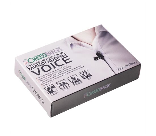 Микрофон головной GreenBean VoiceHead VH2 flesh S-Jack, фото , изображение 3