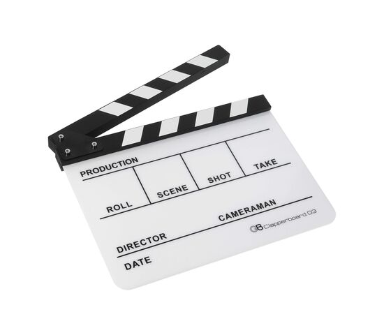 Кинохлопушка GreenBean Clapperboard 03 (белая), фото 