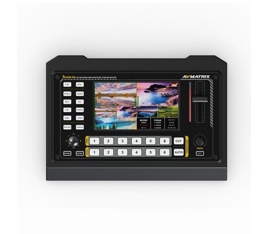 Видеомикшер-стример AVMATRIX Shark S6 компактный 6CH HDMI/SDI, фото , изображение 2