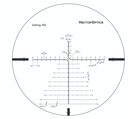 Оптический прицел Vector Optics 34мм FFP Continental x6 3-18x50 VCT-34, фото , изображение 8