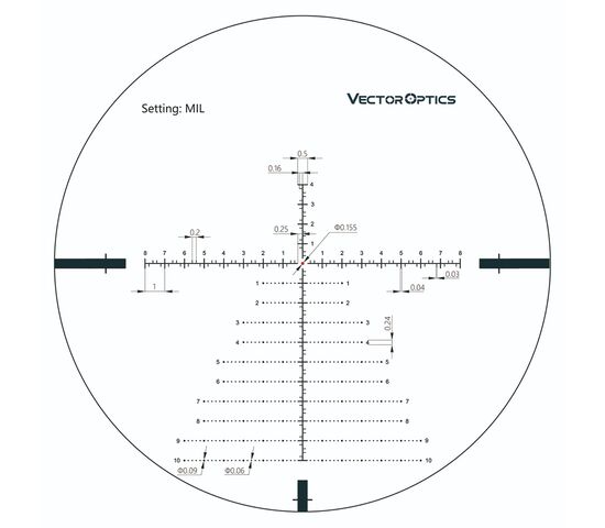 Оптический прицел Vector Optics 34мм FFP Continental x6 4-24x56 VCT-34, фото , изображение 8