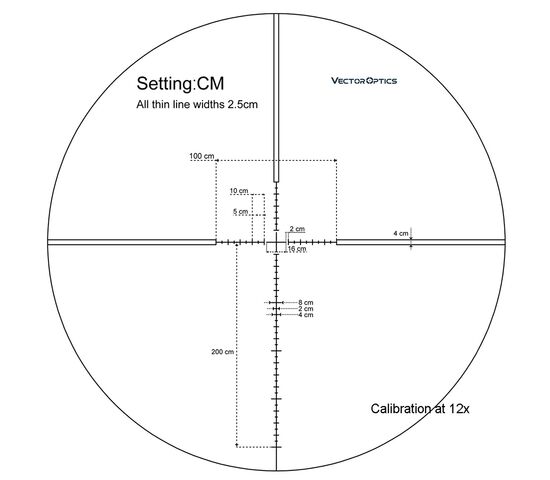 Оптический прицел Vector Optics 30мм FFP Veyron 3-12x44, фото , изображение 6