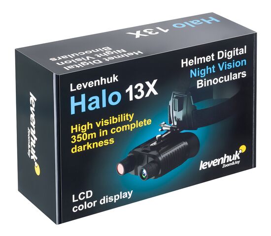 Бинокль цифровой ночного видения Levenhuk Halo 13X Helmet, с креплением на голову, фото , изображение 13