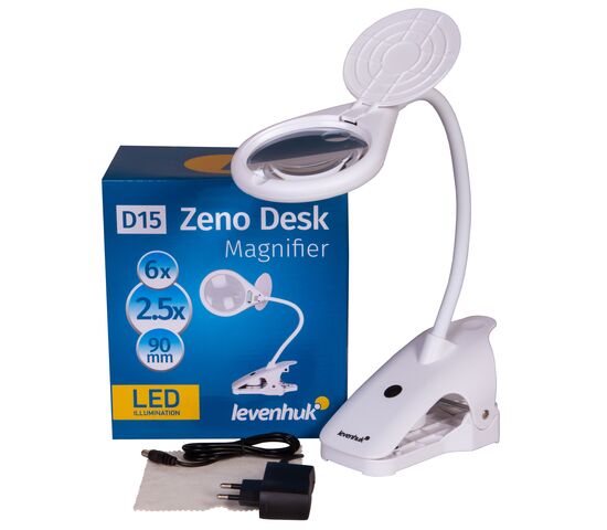 Лупа настольная Levenhuk Zeno Desk D15, фото , изображение 2