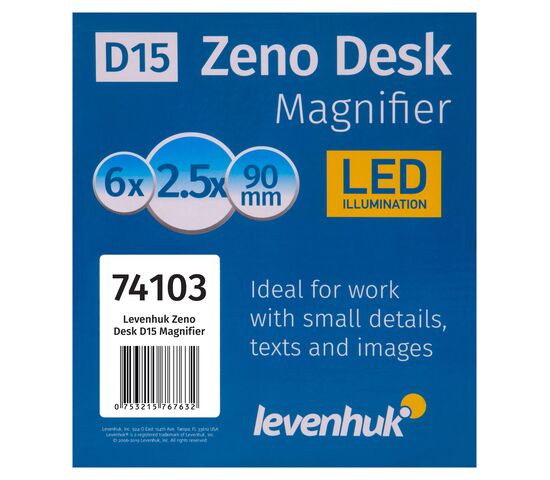Лупа настольная Levenhuk Zeno Desk D15, фото , изображение 12