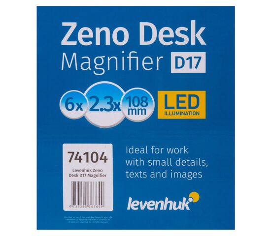 Лупа настольная Levenhuk Zeno Desk D17, фото , изображение 13