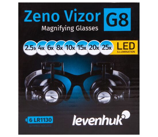 Лупа-очки Levenhuk Zeno Vizor G8, фото , изображение 15