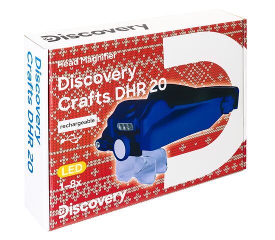 Лупа налобная с аккумулятором Discovery Crafts DHR 20, фото , изображение 10