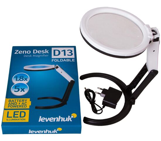 Лупа настольная Levenhuk Zeno Desk D13, фото , изображение 3