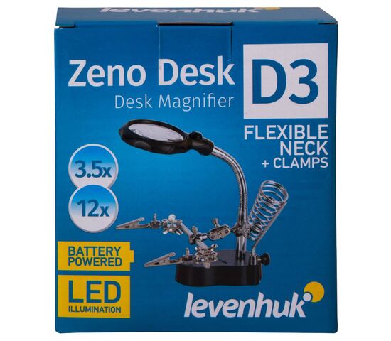 Лупа настольная Levenhuk Zeno Desk D3, фото , изображение 2