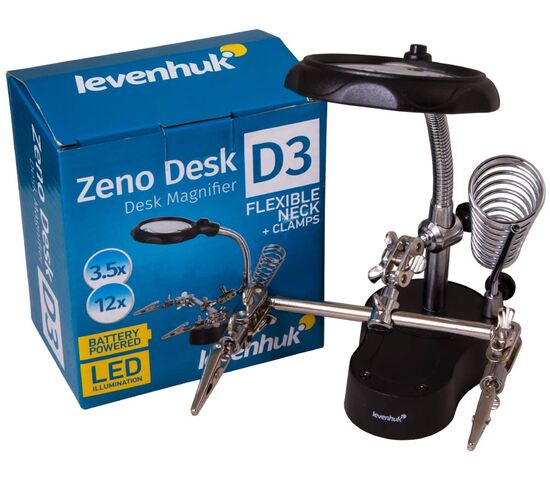 Лупа настольная Levenhuk Zeno Desk D3, фото , изображение 3