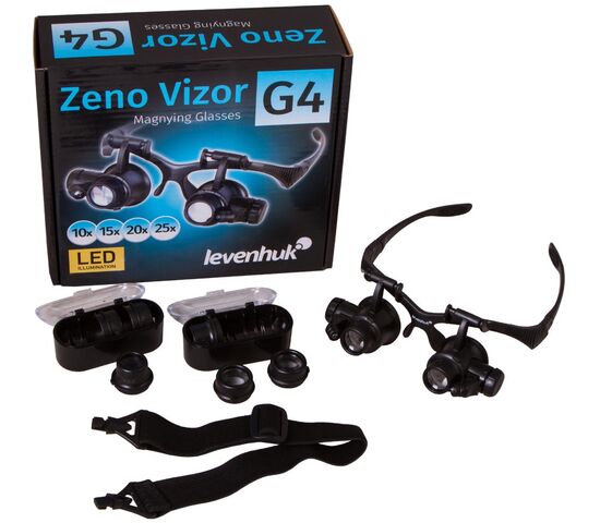 Лупа-очки Levenhuk Zeno Vizor G4, фото , изображение 3