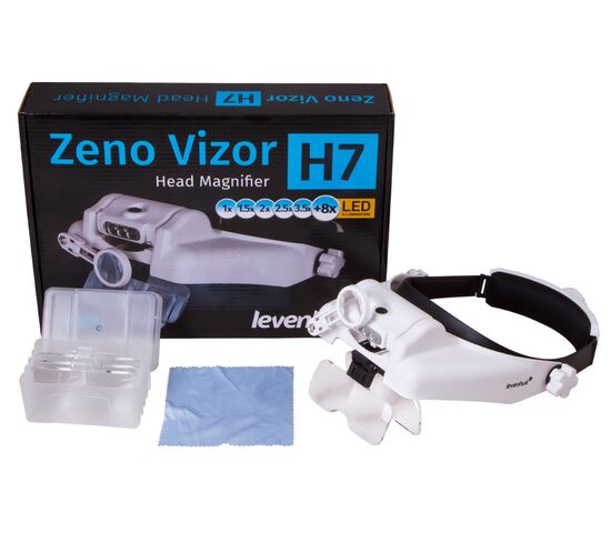 Лупа налобная Levenhuk Zeno Vizor H7, фото , изображение 2