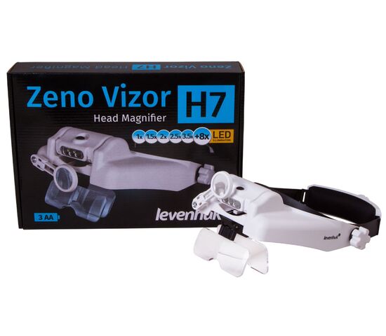 Лупа налобная Levenhuk Zeno Vizor H7, фото , изображение 10