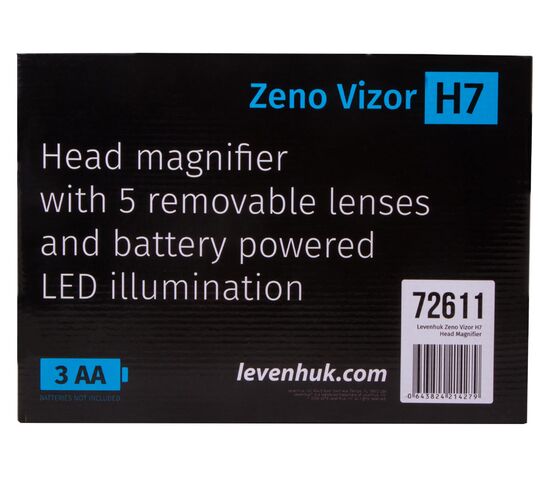 Лупа налобная Levenhuk Zeno Vizor H7, фото , изображение 14