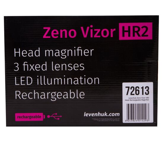 Лупа налобная с аккумулятором Levenhuk Zeno Vizor HR2, фото , изображение 12