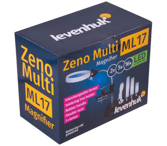 Мультилупа Levenhuk Zeno Multi ML17, черная, фото , изображение 12