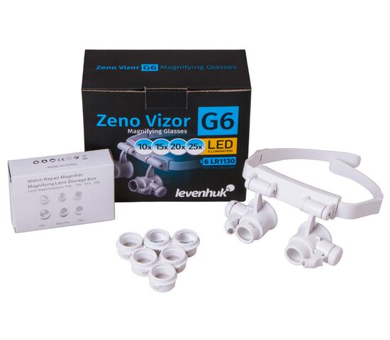 Лупа-очки Levenhuk Zeno Vizor G6, фото , изображение 2