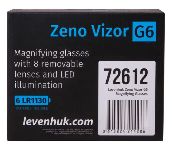 Лупа-очки Levenhuk Zeno Vizor G6, фото , изображение 13