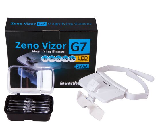 Лупа-очки Levenhuk Zeno Vizor G7, фото , изображение 2