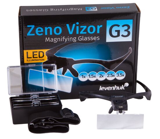 Лупа-очки Levenhuk Zeno Vizor G3, фото , изображение 2
