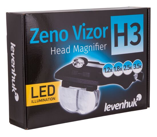 Лупа налобная Levenhuk Zeno Vizor H3, фото , изображение 11