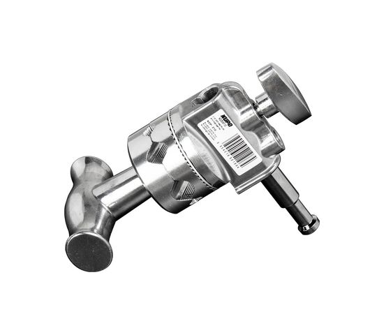 Головка KUPO KCP-210 2-1/2" GRIP HEAD WITH FIXED BABY PIN SILVER, фото , изображение 2