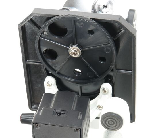 Микроскоп школьный Эврика 40х-640х (зеркало, LED), фото , изображение 9