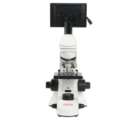 Микроскоп школьный Эврика 40х-1280х LCD цифровой, фото , изображение 2