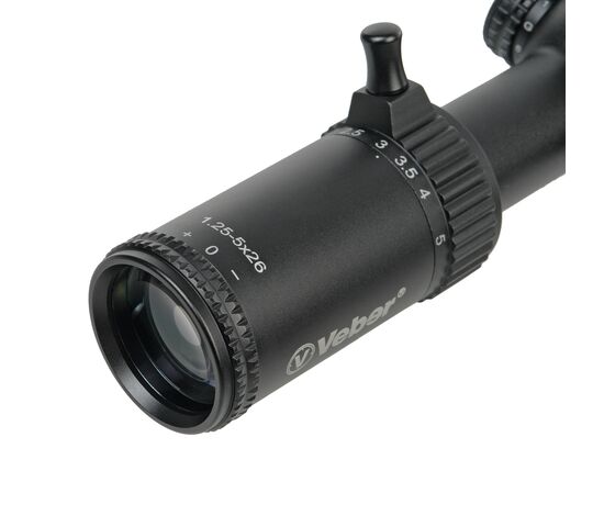 Прицел оптический Veber Wolf 1.25-5x26 IR H08, фото 