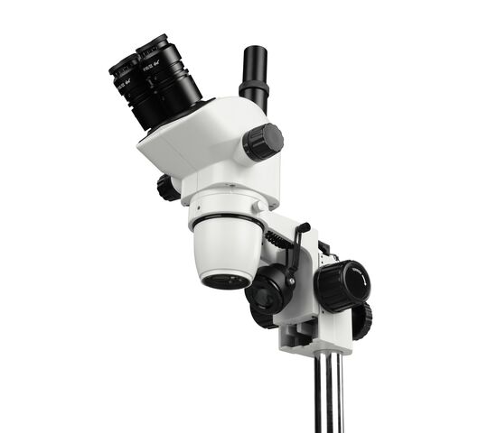 Микроскоп стерео Микромед MC-7-ZOOM тринокулярный, фото , изображение 7