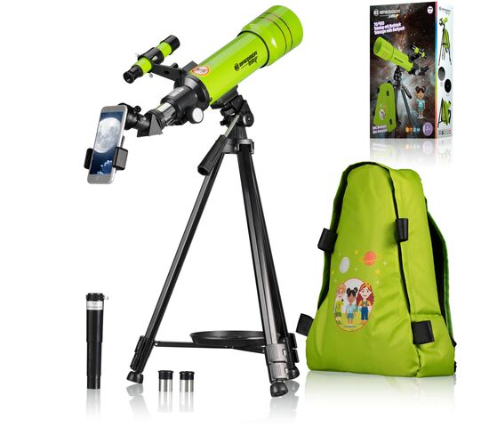 Телескоп BRESSER JUNIOR  70/400 в зеленом рюкзаке (8850610B4K000), фото , изображение 5