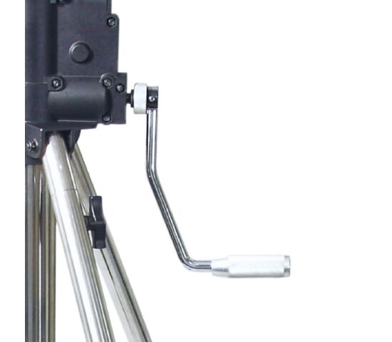 Стойка с редукторной колонной KUPO 484 HEAVY DUTY WIND-UP STAINLESS STEEL STAND, фото , изображение 3