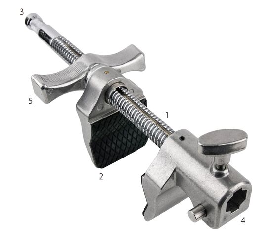 Зажим KUPO KCP-600 SUPER VISER CLAMP 4", фото , изображение 2