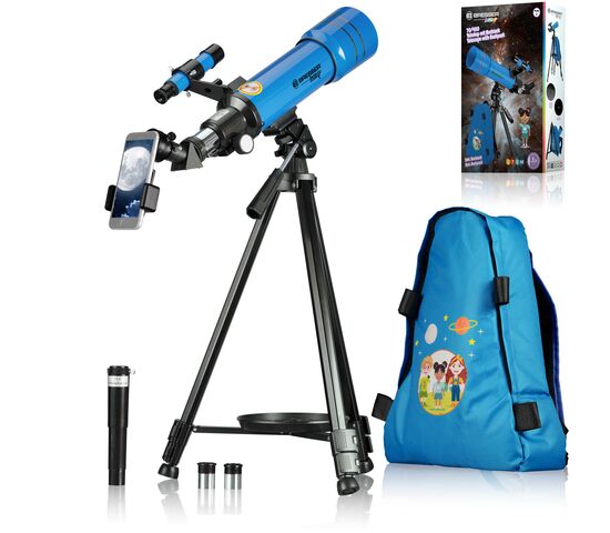 Телескоп BRESSER JUNIOR  70/400 в синем рюкзаке (8850610WXH000), фото , изображение 5