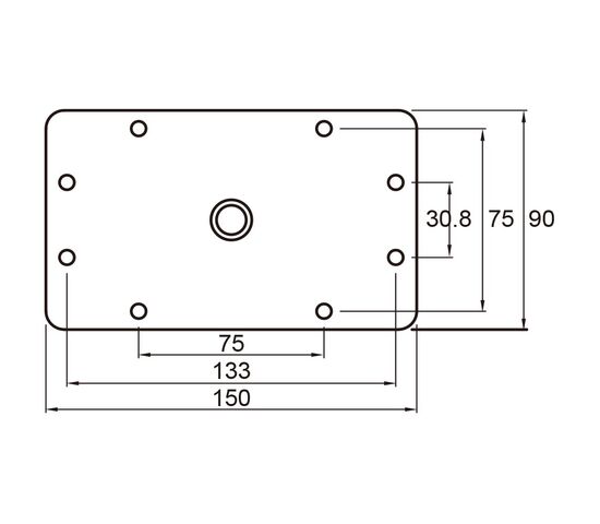 Кронштейн KUPO KS-047 5/8"(16MM) BABY RECEIVER PLATE, фото 