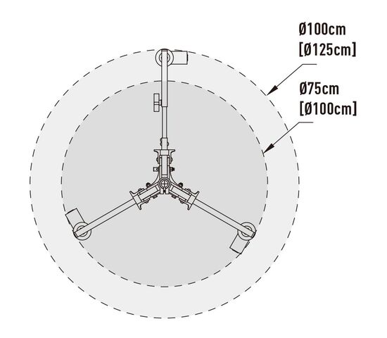 База на колесах KUPO 340 ROLLER STAND BASE, фото , изображение 3
